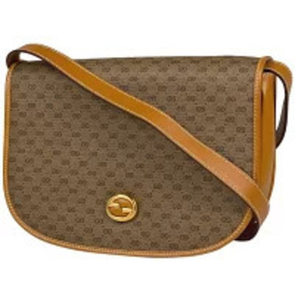 Gucci GG Shoulder Bag Canvas Beige
